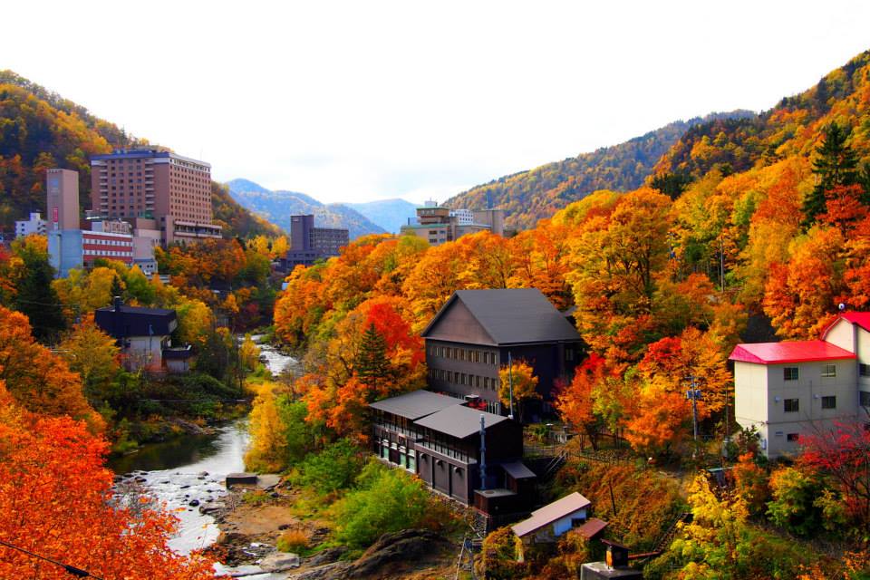Jozankei Onsen (Hot spring resort).