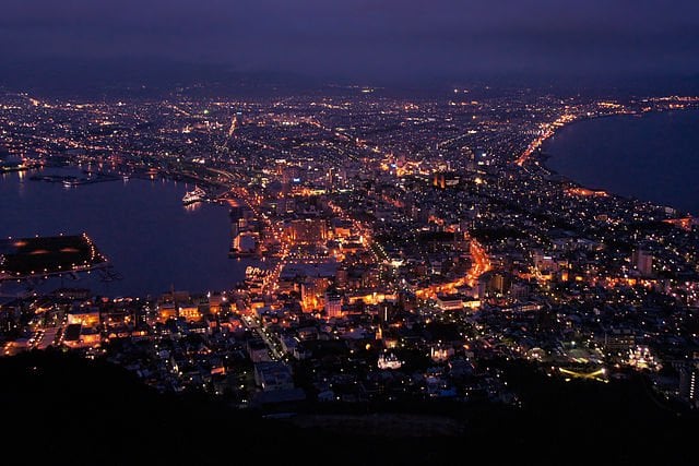 Hakodate City Night View from Mount Hakodate