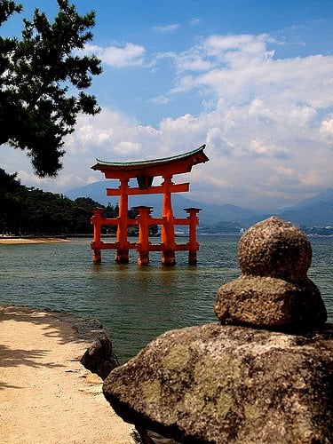 Itsukushima Shrine in Japan