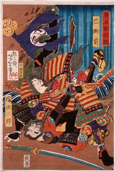Tomoe Gozen, a famous female Samurai in Japan