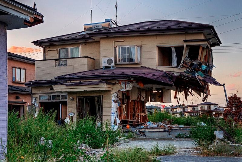 Earthquake in Ishinomaki, Japan