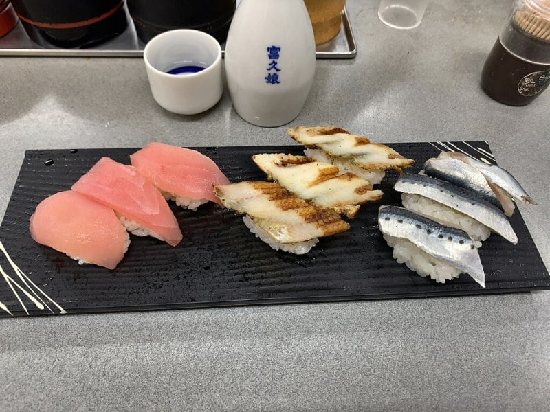 Sushi in Osaka