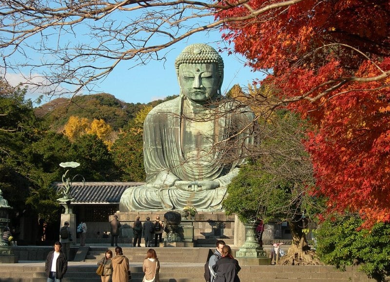 Kamakura Buddha in Autumn