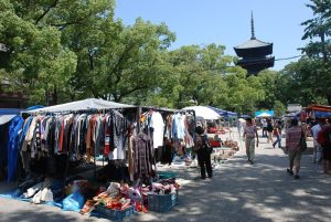 Flea Market at Toji Market, Kyoto