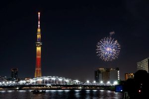Sumidagawa Fireworks Festival in Tokyo