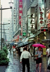 Shopping street in Ginza, Tokyo